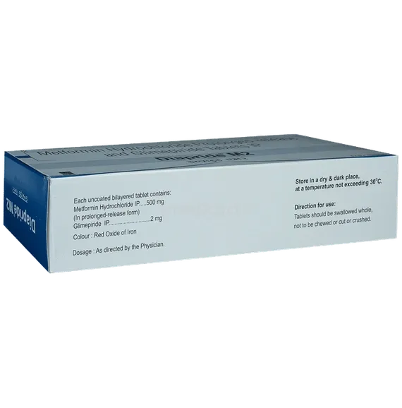 diapride m 2mg tablet 15's